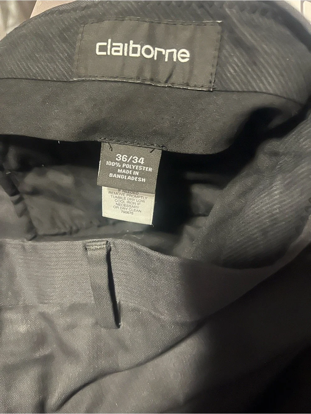 Claiborne Men's Dress Pants in Charcoal